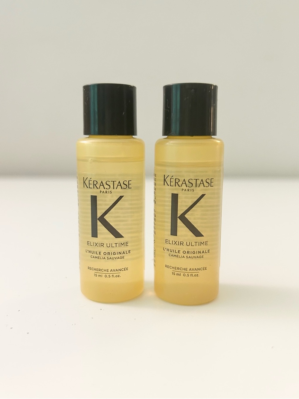 🌸KERASTASE Elixir Ultime Hydrating Hair Oil for Shine Deluxe Mini 15 mL x 2